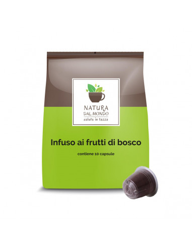 100 CAPSULE COMPATIBILI NESPRESSO TISANA FRUTTI DI BOSCO