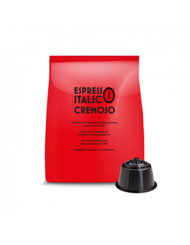 160 capsule compatibili Dolce Gusto Espresso Italico Cremoso