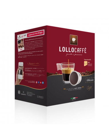 100 Capsule Miscela Decaffeinato Dek Compatibili Lavazza Espresso Point - Lollo