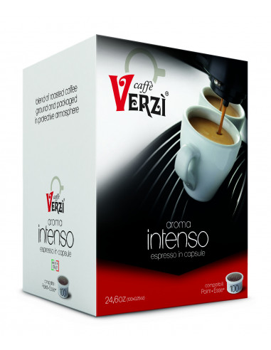 100 Capsule Miscela Intenso Compatibili Lavazza Espresso Point - ESSE - Verzì (SCAD:6/25)