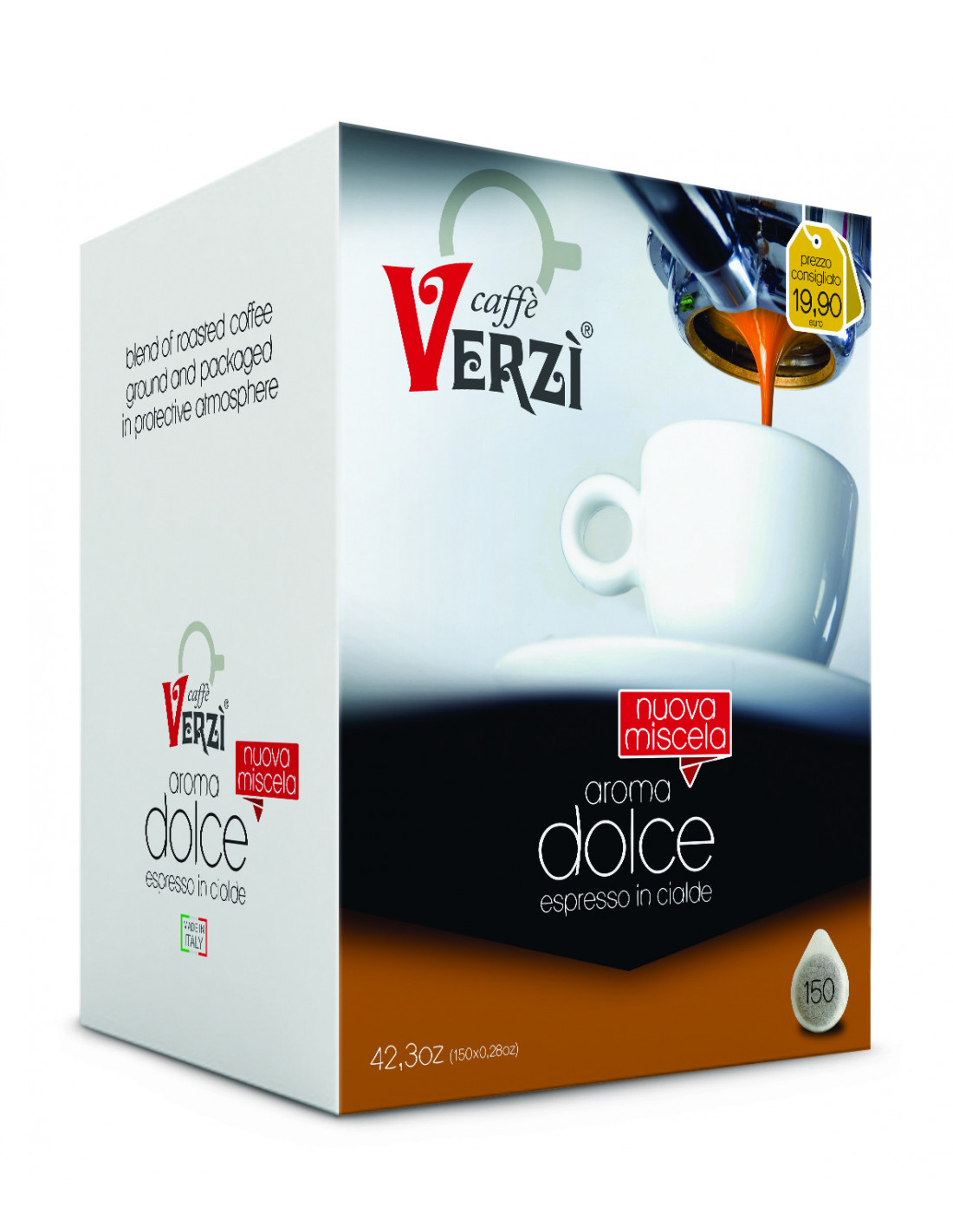 MIX 200 Cialde Caffè Borbone Filtro Carta ESE 44 mm 50 CIALDE