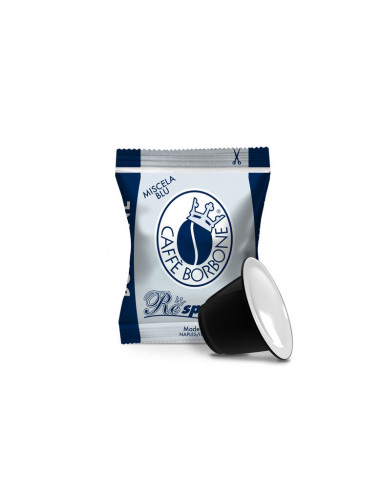 50 capsule compatibili Nespresso - Caffè Borbone Respresso Blu