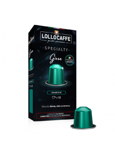 100 capsule compatibili Nespresso in ALLUMINIO - Lollo - Giove