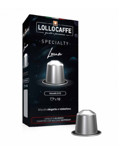 100 capsule compatibili Nespresso in ALLUMINIO - Lollo - Luna