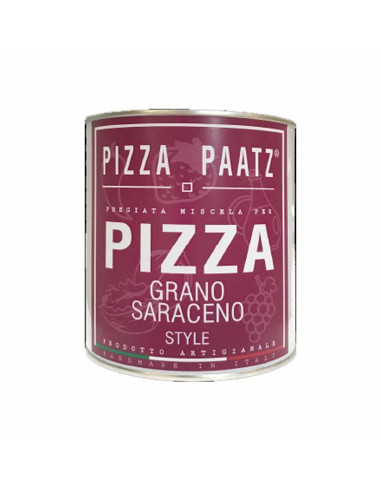 Pizza Paatz - Pizza Paatz - Preparato per pizza grano Saraceno - Latta 480gr