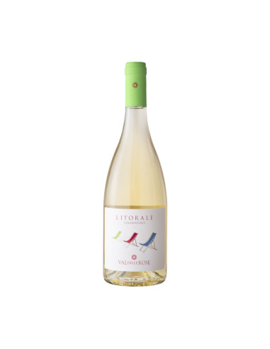 Bottiglia 0,75lt Litorale Vermentino 2023 Val delle Rose