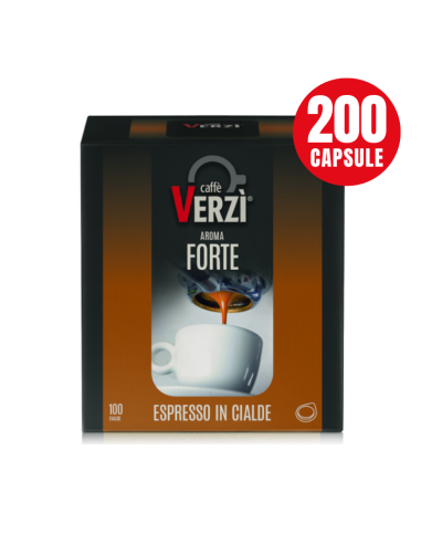 200 Cialde Filtro Carta ese 44 mm Miscela Forte - Verzì (SCAD:6/25)