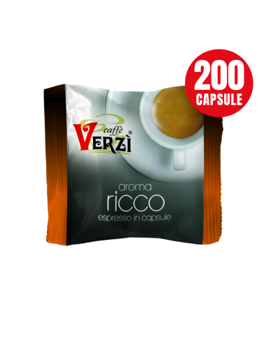 200 Capsule Miscela Ricco Compatibili Fior Fiore Coop e Lui L' Espresso - Verzì (SCAD:1/25)