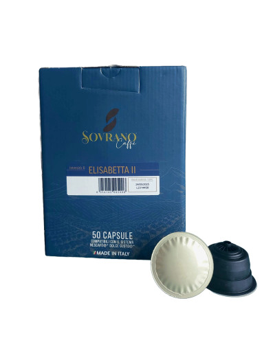 50 capsule compatibili Dolce Gusto Elisabetta II - Sovrano